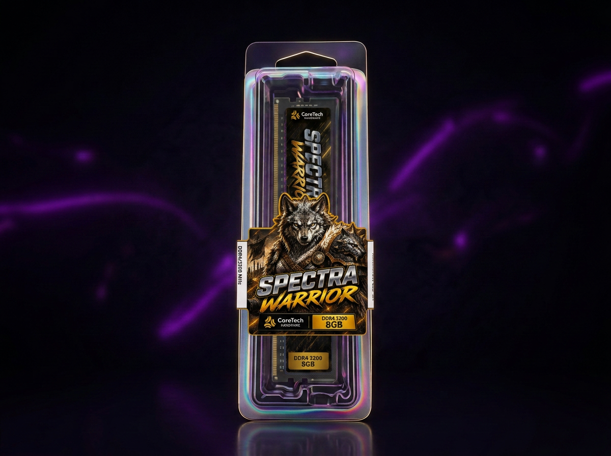 Memória RAM DDR4 3200 8GB Spectra Warrior para venda no atacado — Maytec Distribuidora