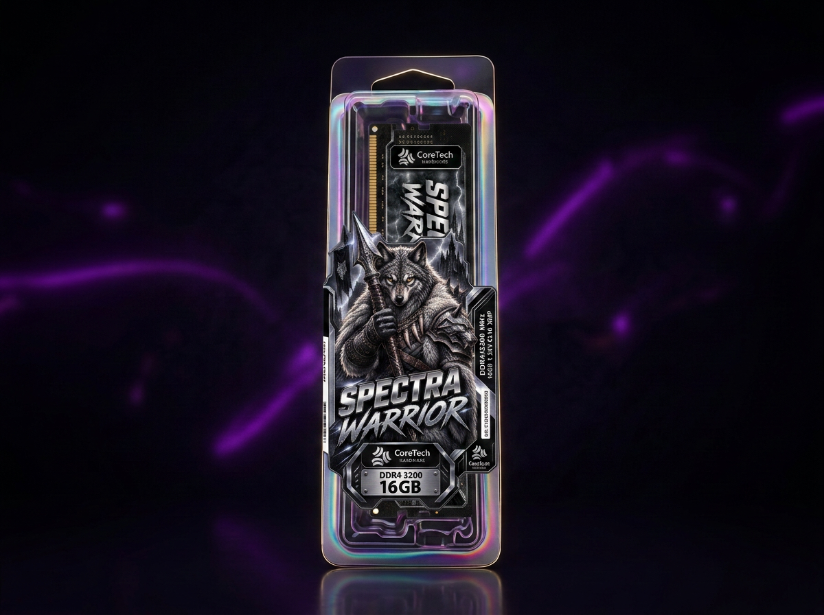 Memória RAM DDR4 3200 16GB Spectra Warrior para venda no atacado — Maytec Distribuidora